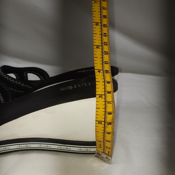 Charles David Neoprene wedge heel Sandals READ see measurements 8.5? - Picture 8 of 11